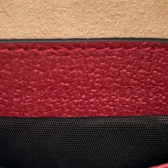 Authentic Gucci Floral Red Leather Backpack Bag Purse - Picture 15 of 16